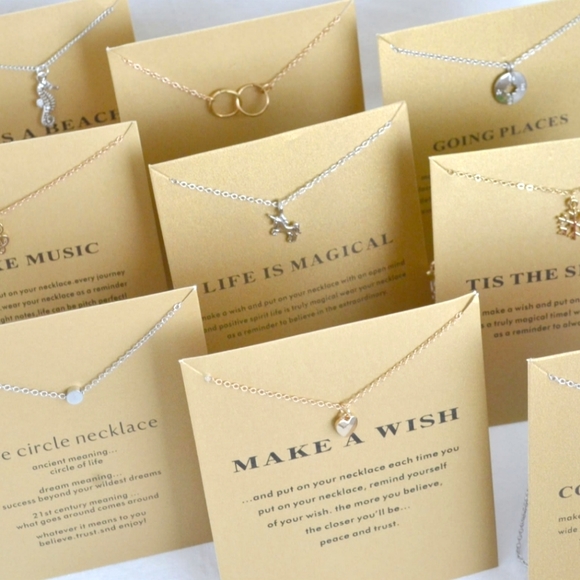 Make A Wish Intention Necklace - Accomplish Magnificent Things - Picture 5 of 6